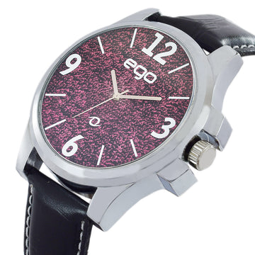 Maxima EGO Men Purple Dial Analogue Watch - E-01066LAGC